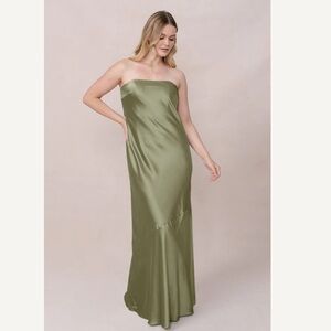 Green strapless dress PERFECT CONDITION